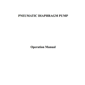aodd pump manual